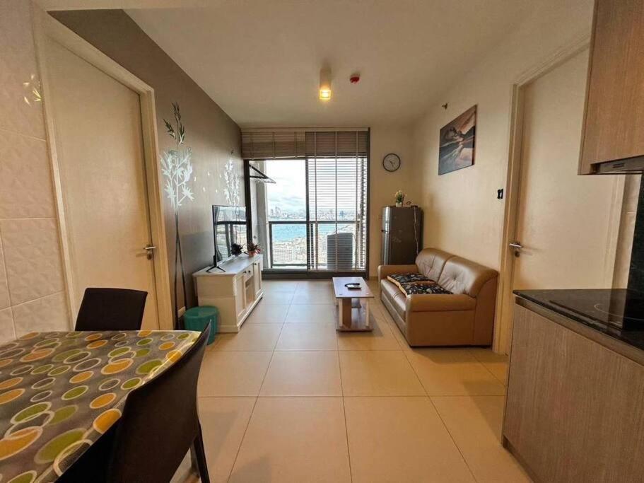 Sea View -High Floor 2 Bed Room Excellent Location Pattaya Exterior foto