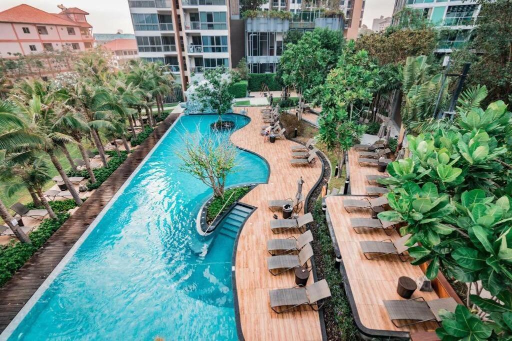 Sea View -High Floor 2 Bed Room Excellent Location Pattaya Exterior foto