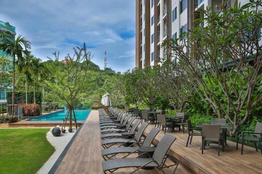 Sea View -High Floor 2 Bed Room Excellent Location Pattaya Exterior foto